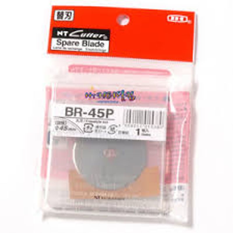 Леза для дискових ножів D-45mm (1шт) лінія різу - пряме, Т = 0, 30мм