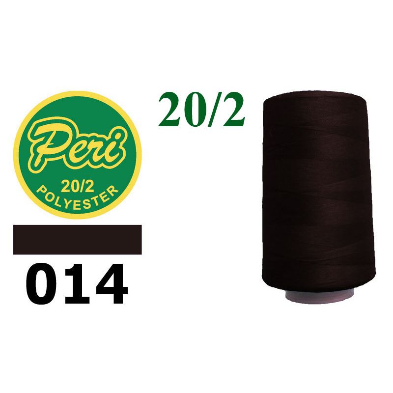 Нитки для шиття 100% поліестер, 20/2, (0014), 3500 ярдів, баклажан