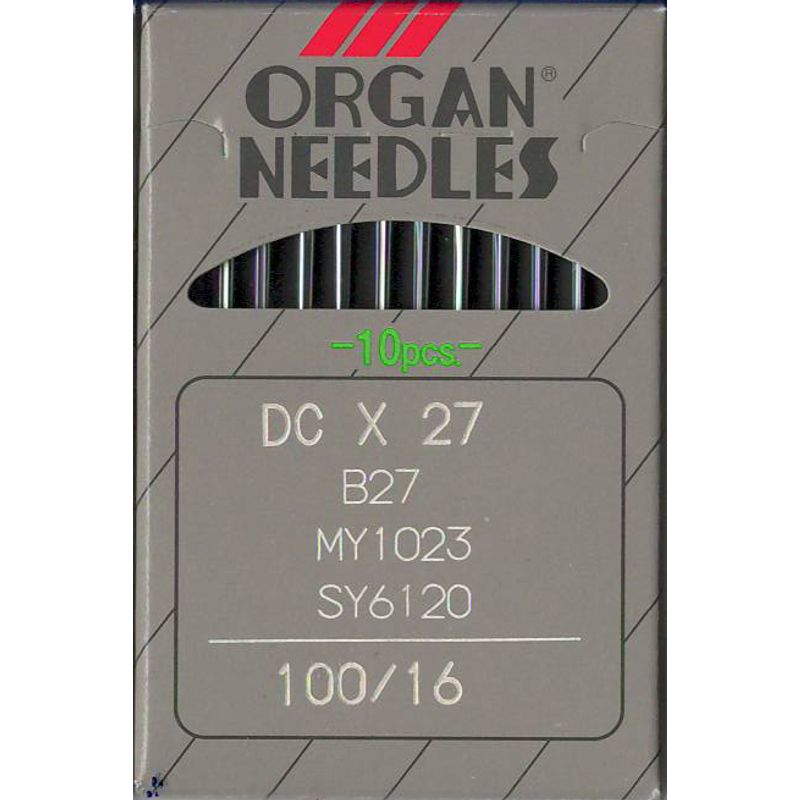 Голки B27 R, №100, OR, (81x1, DCx27, DCx1, MY1023, SY6120), 1уп. =10шт