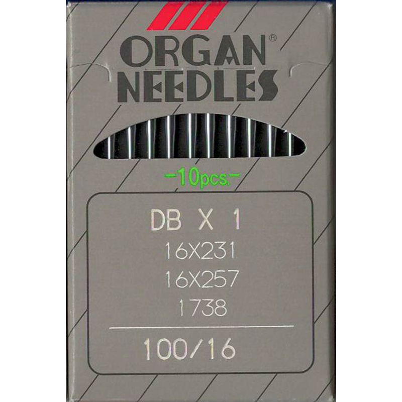 Голки DBx1 R, №100, OR, (1738, 16x257, 71x1, 16x231, 287WH, DBx257), 1уп. =10шт