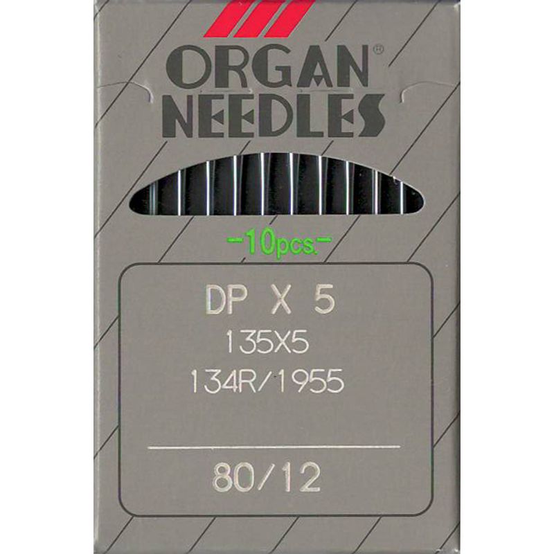 Голки 134 R, № 80, OR, (DPx5, 135x5, 135x7, 797, SY1955), 1уп. =10шт