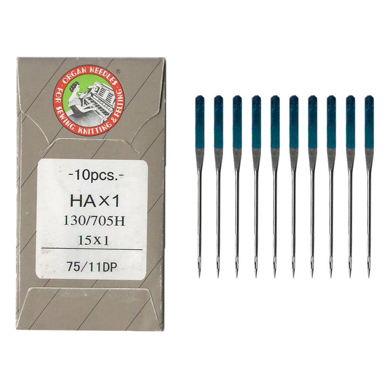 Голки для вишивання № 75, OR, 130/705 H-E, (HAx1DP), 1уп. =10шт, папір