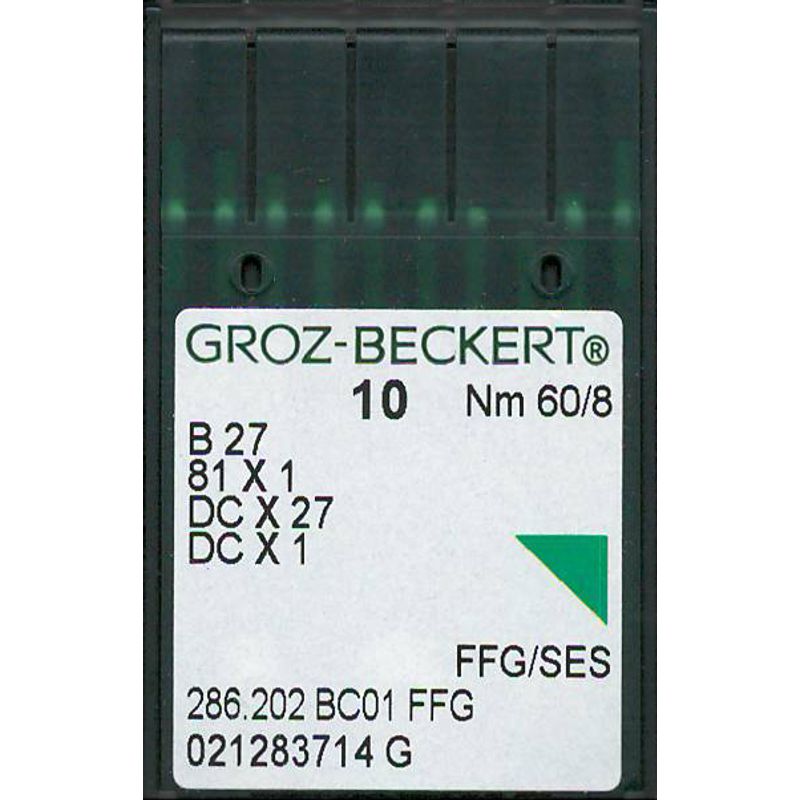 Голки B27 FFG/SES, № 60, GB, (81x1, DCx27, DCx1, MY1023, SY6120), 1 уп.=10 шт.