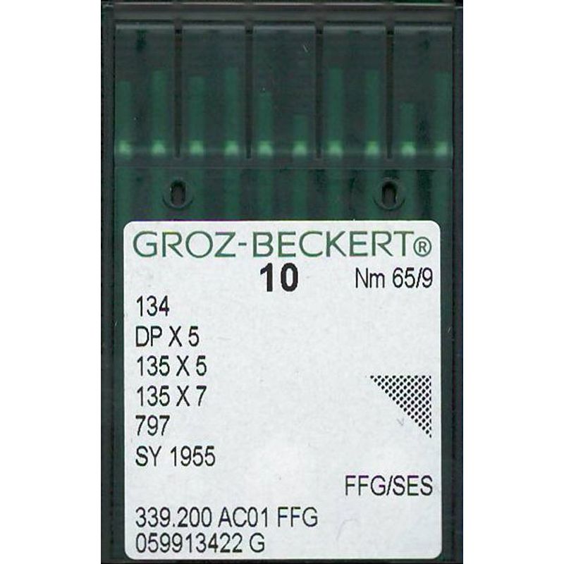 Голки 134 FFG/SES, № 65, GB, (DPx5, 135x5, 135x7, 797, SY1955), 1 уп.=10 шт.
