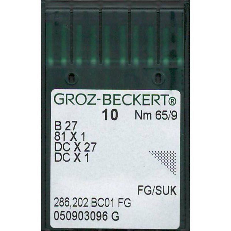 Голки B27 FG/SUK, № 65, GB(81x1, DCx27, DCx1, MY1023, SY6120), 1 уп.=10 шт.