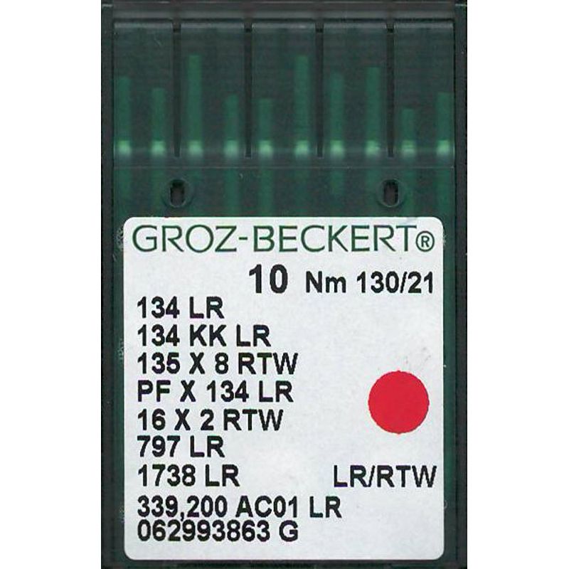 Голки 134 LR/RTW, №130, GB, (135x8, PFx134, 797), 1 уп.=10 шт.