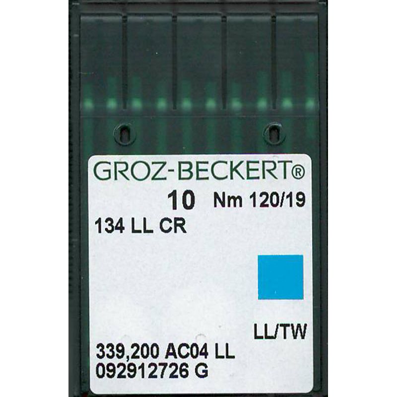 Голки 134 LLCR LL/TW, №120, GB, (135x8TW, 134 LL, 134КК), 1уп. =10шт