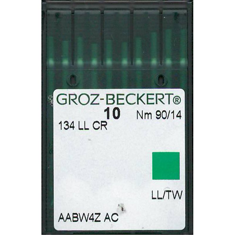 Голки 134 LLCR LL/TW, № 90, GB, (135x8TW, 134 LL, 134КК), 1уп. =10шт