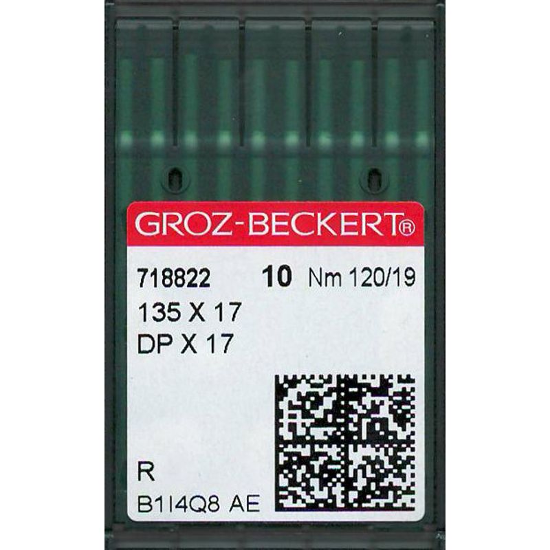 Иглы 135X17 R, №120, GB, (DPx17), 1 уп.=10 шт.