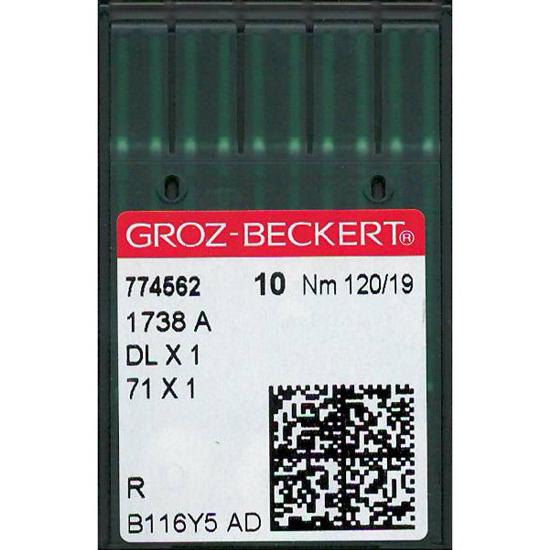 Голки 1738A R N120, GB, (71x1, DLx1, 287WH, 16x95, DLx95, Bx257, DBx95), 1 уп.=10 шт.