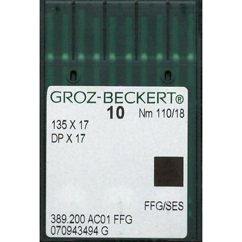 Иглы 135X17 FFG/SES, №110, GB, (DPx17), 1 уп.=10 шт.