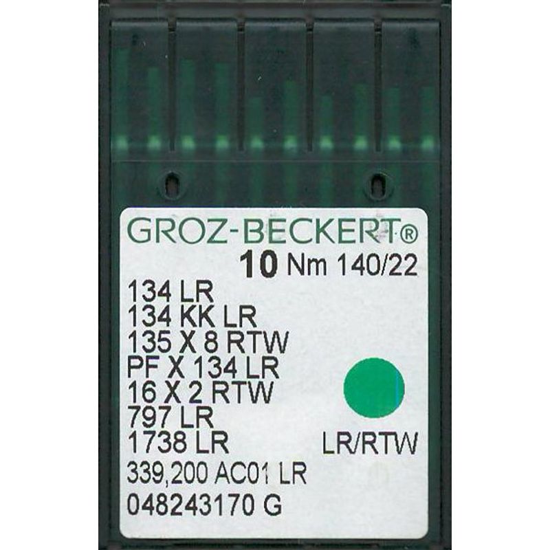 Голки 134 LR/RTW, №140, GB, (135x8, PFx134, 797), 1 уп.=10 шт.