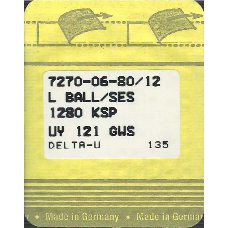 Голки B63 FFG/SES, №80, SG, (1280KSP, DVx63), 1уп. =10шт