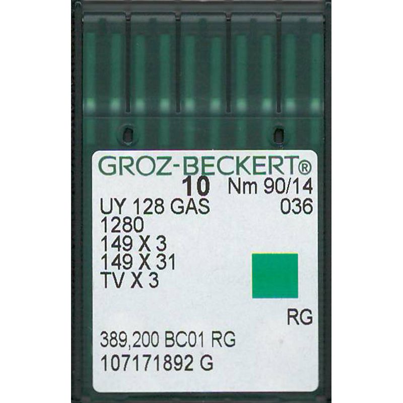 Голки UY128GAS RG, № 90, GB, (1280, 149x3, 149x31, TVx3), 1 уп.=10 шт.
