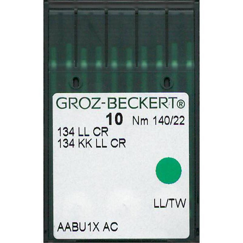 Голки 134 LLCR LL/TW, №140, GB, (135x8TW, 134 LL, 134КК), 1уп. =10шт