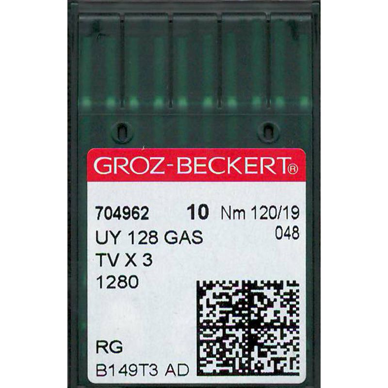 Голки UY128GAS RG, №120, GB, (1280, 149x3, 149x31, TVx3), 1 уп.=10 шт.