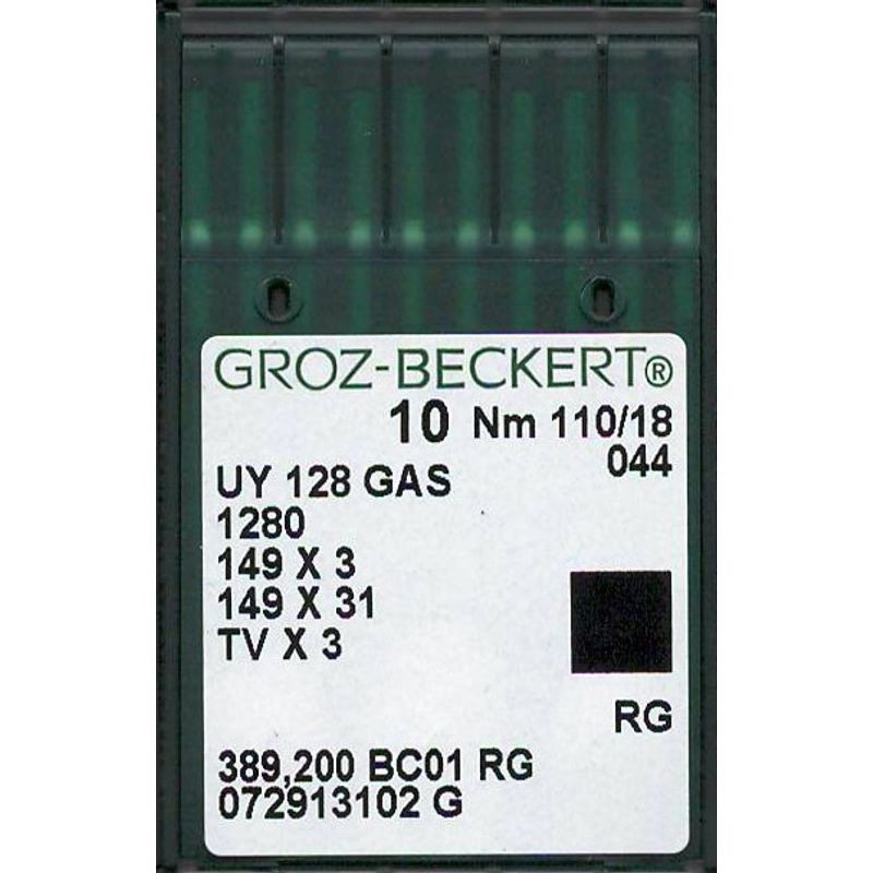 Голки UY128GAS RG, №110, GB, (1280, 149x3, 149x31, TVx3), 1 уп.=10 шт.