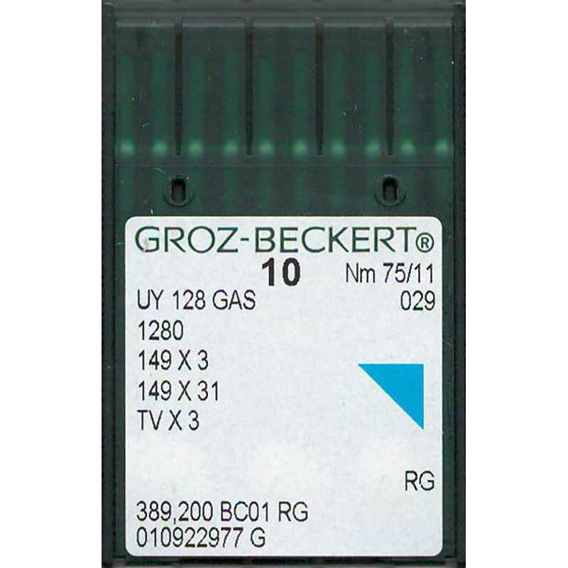 Голки UY128GAS RG, № 75, GB, (1280, 149x3, 149x31, TVx3), 1 уп.=10 шт.