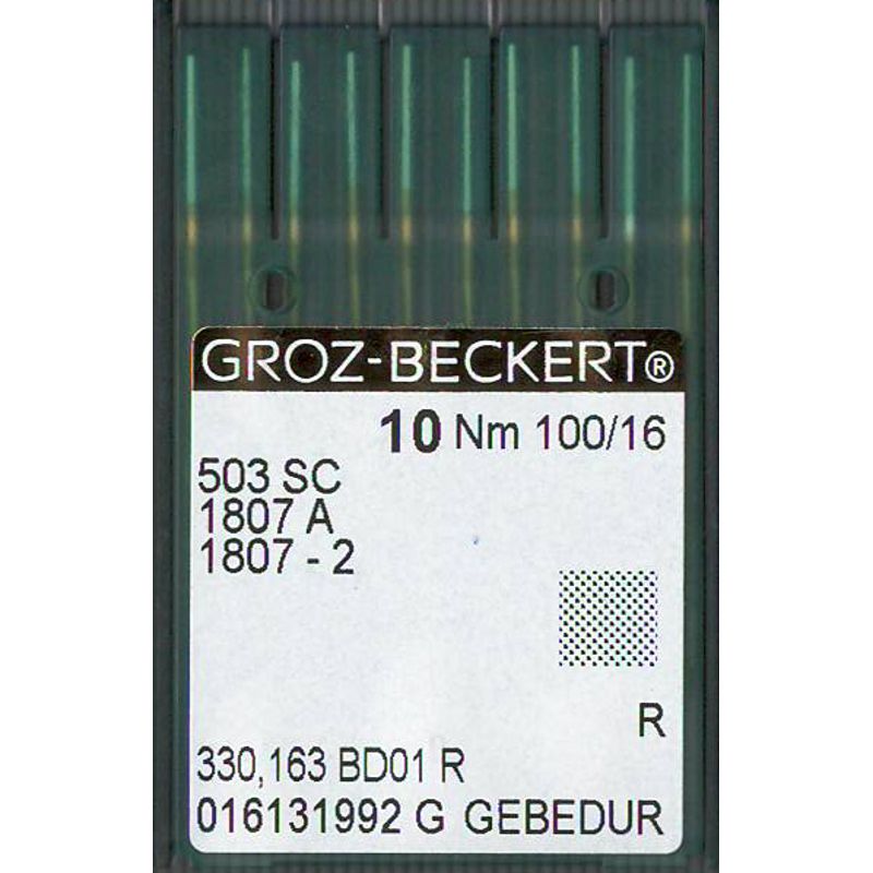Голки 503SC R GEBEDUR, №100, GB, (1807A, 1807-2), 1 уп.=10 шт.