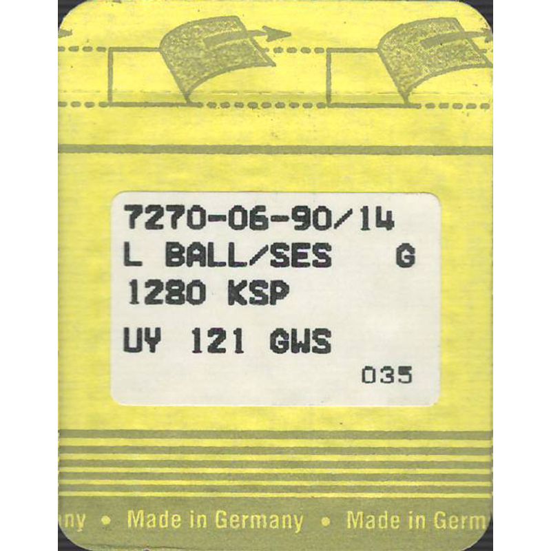 Голки B63 FFG/SES, №90, SG, (1280KSP, DVx63, UY121GWS), 1уп. =10шт