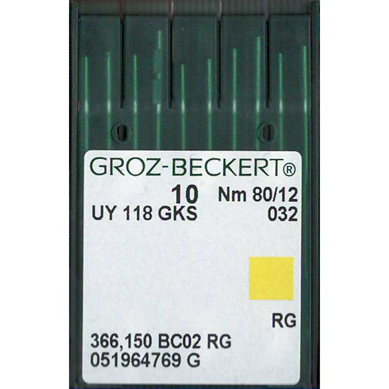 Голки UY118GKS RG, № 80, GB, (), 1 уп.=10 шт.