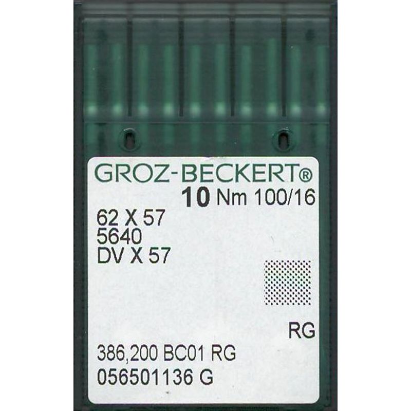 Голки 62X57 RG, №100, GB, (5640, DVx57), 1 уп.=10 шт.