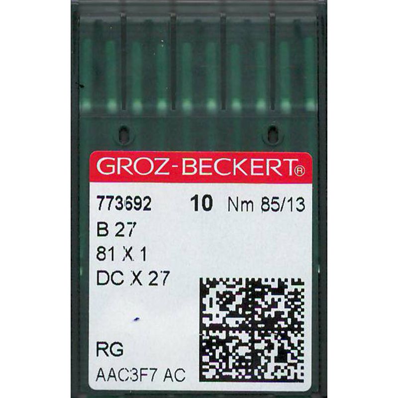 Голки B27 RG, № 85, GB, (81x1, DCx27, DCx1, MY1023, SY6120), 1 уп.=10 шт.