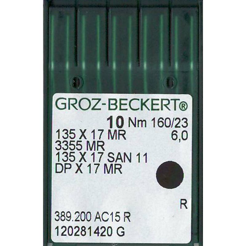 Голки 135X17MR, N160, GB, (DPx17), 1 уп.=10 шт.