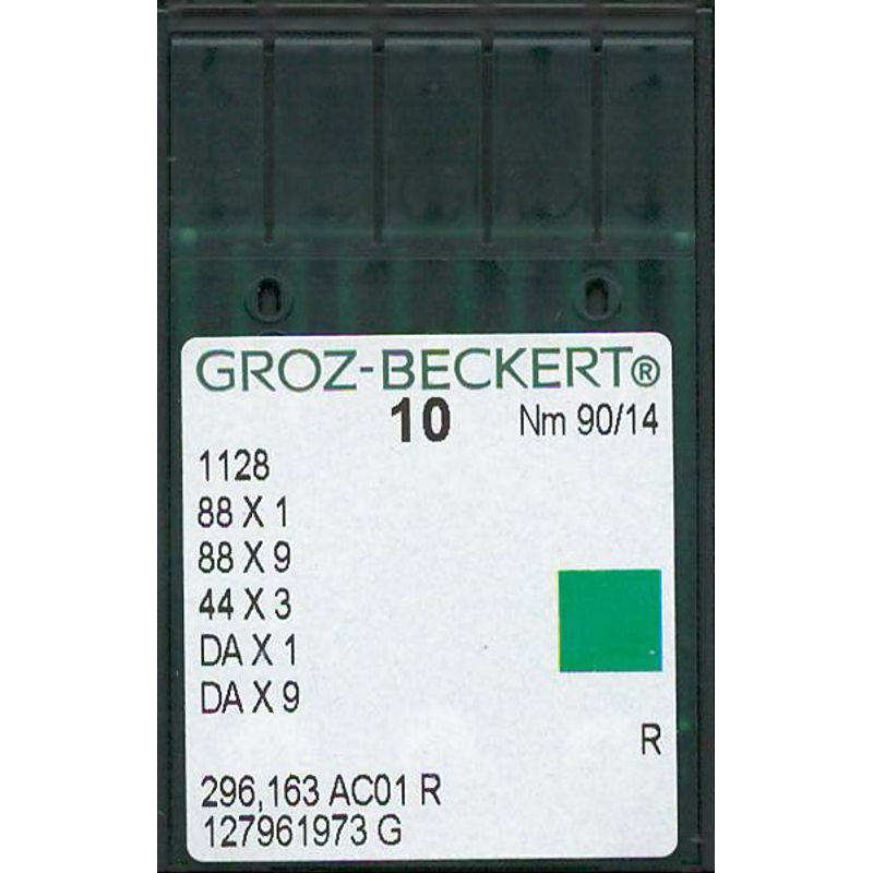 Иглы 1128 R, № 90, GB, (88x1, 88x9, 44x3, DAx1, DAx9), 1 уп.=10 шт.