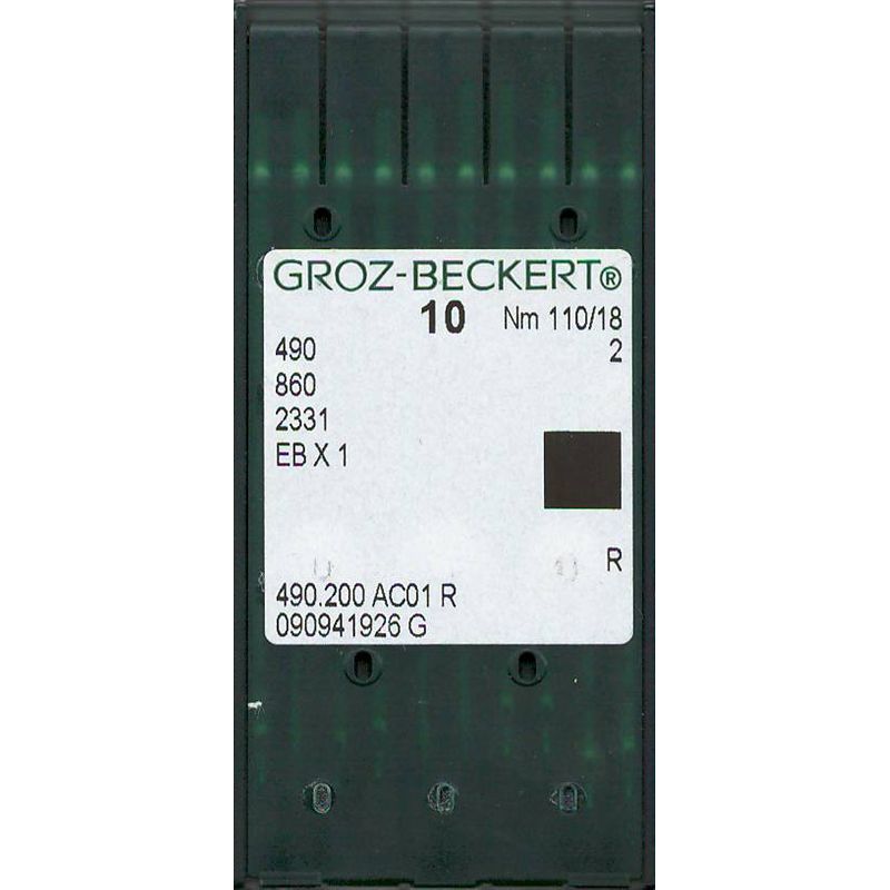 Голки 490 R, №110, GB, (490, 860, 2331, EBx1), 1уп. =10шт