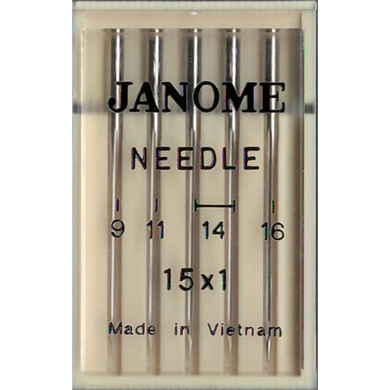 Голки універсальні №MIX, JM, (15x1) - 9(1); 11(1), 14(2); 16(1) 1 уп. =5 шт.