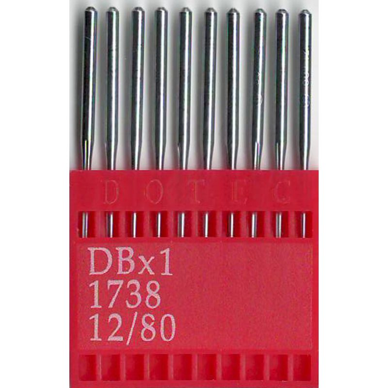 Голки DBx1 R, № 80, DO, (1738, 16x257, 71x1, 16x231, 287WH, DBx257), 1 уп.=10 шт.