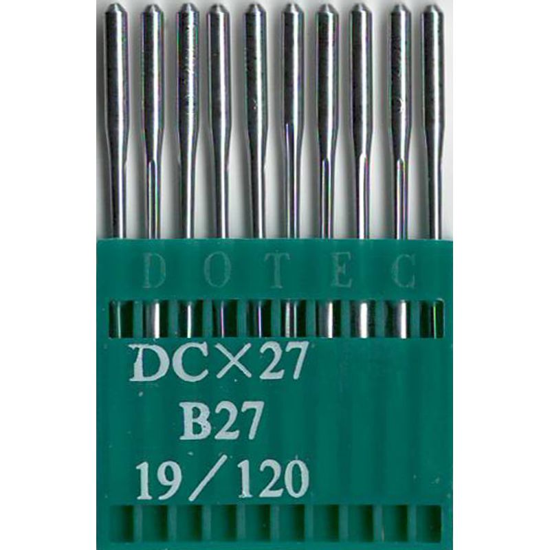 Голки B27 R, №120, DO, (81x1, DCx27, DCx1, MY1023, SY6120), 1 уп.=10 шт.