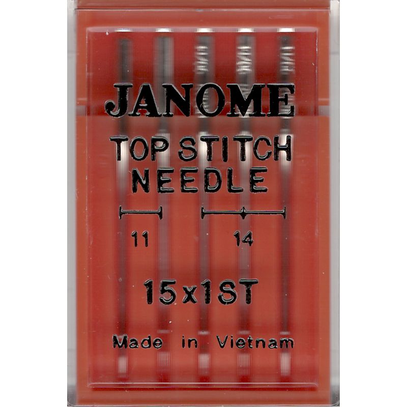 Голки для декоративних швів № MIX, SC, (15x1ST) - 11(2), 14(3) 1 уп. =5 шт.