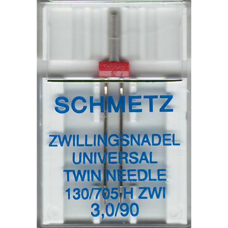 Голки універсальні подвійні №3, 0/90, SC, (130/705 H ZWI), 1 уп. =1шт
