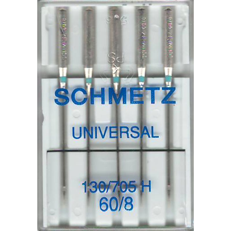 Голки універсальні № 60/8, SC, (HAx1, 130/705H), 1 уп. =5 шт.