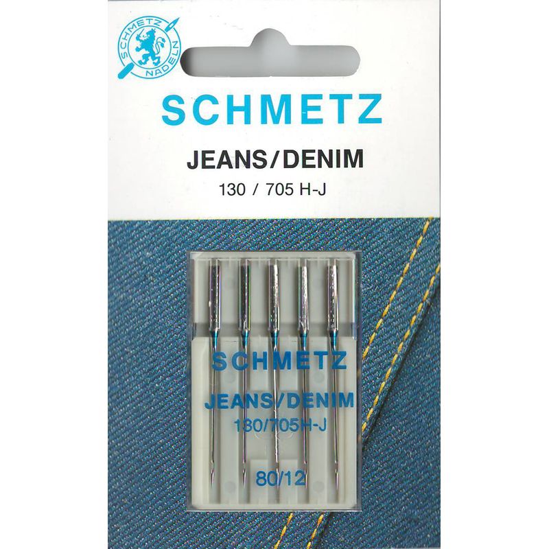 Голки для джинсу № 80/12, SC, (130/705H-J), 1 уп. =5 шт.
