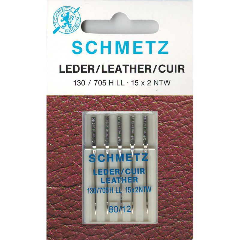 Голки для шкіри № 80/12, SC (130/705H LL, 15x2NTW), 1 уп. =5 шт.