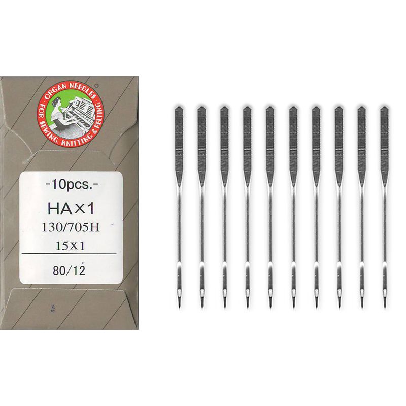Голки універсальні № 80/12, OR, (HAx1, 130/705H, 15x1), 1уп. =10шт, папір
