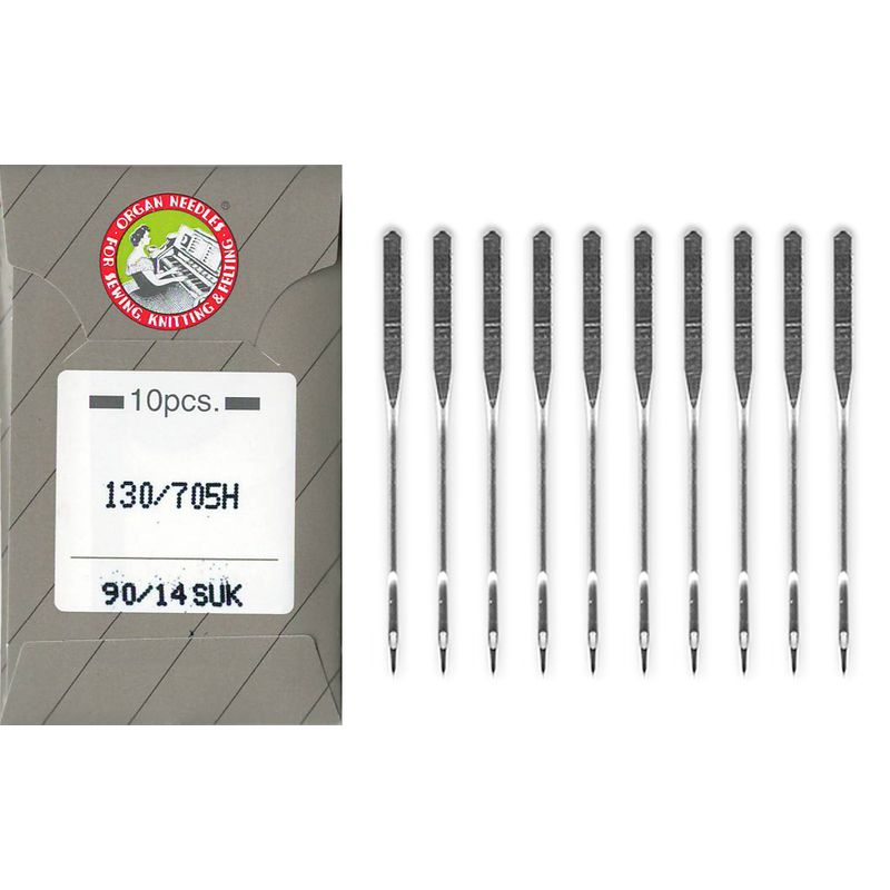 Голки для стретч, лайкра, біфлекс № 90/14, OR (HAx1, 130/705H, 15x1), 1уп. =10шт, папір