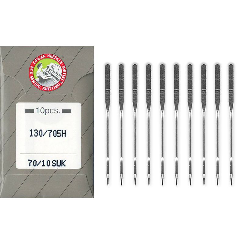 Голки для стретч, лайкра, біфлекс № 70/10, OR (HAx1, 130/705H, 15x1), 1уп. =10шт, папір