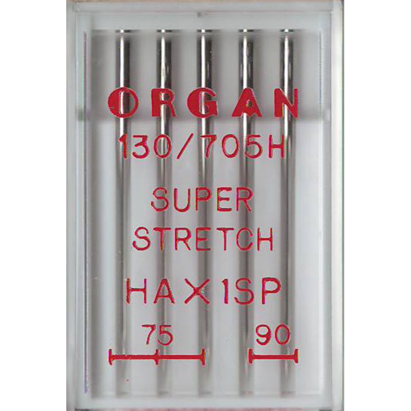Голки для стретч, лайкра, біфлекс № MIX, OR (HAx1SP, 130/705H, 15x1): 75/14(3); 90/14(2), 1уп. =5шт