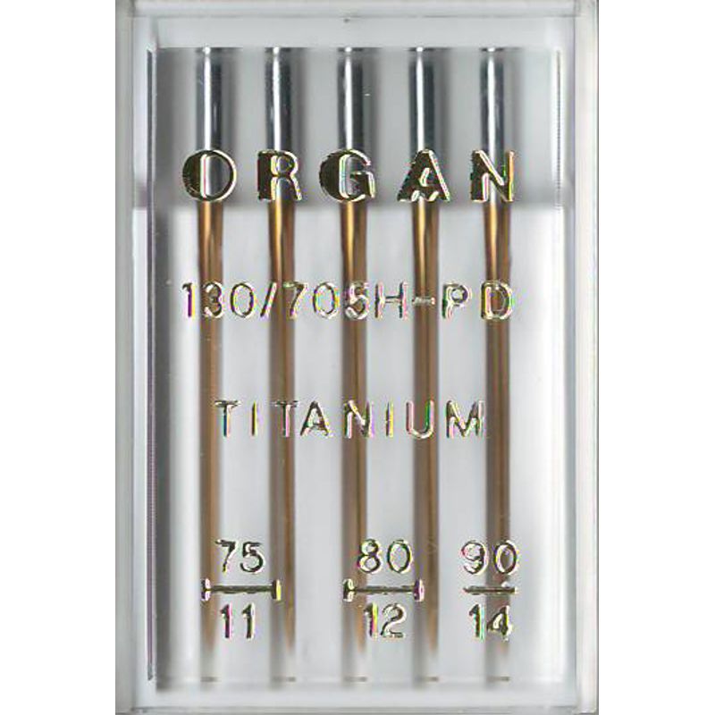 Голки для вишивання № MIX, OR, (130/705H-PD): 75/11(2), 80/12(2); 90/14(1), 1уп. =5шт