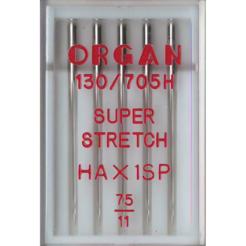 Голки для стретч, лайкра, біфлекс № 75/11, OR (HAx1SP, 130/705H, 15x1), 1уп. =5шт