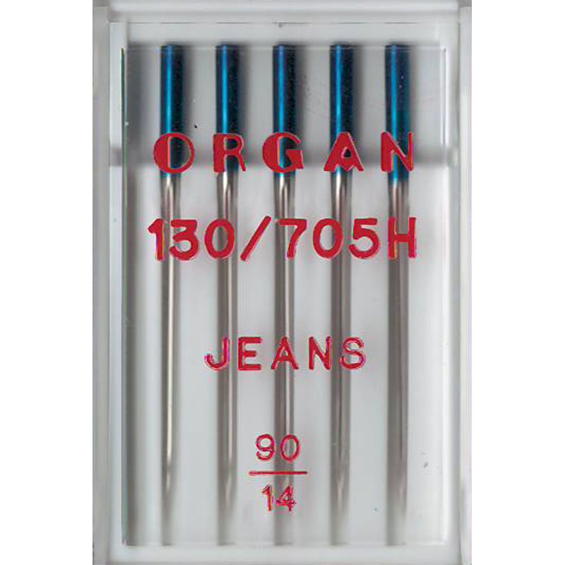 Голки для джинсу № 90/14, OR, (130/705H-J), 1 уп. =5 шт.