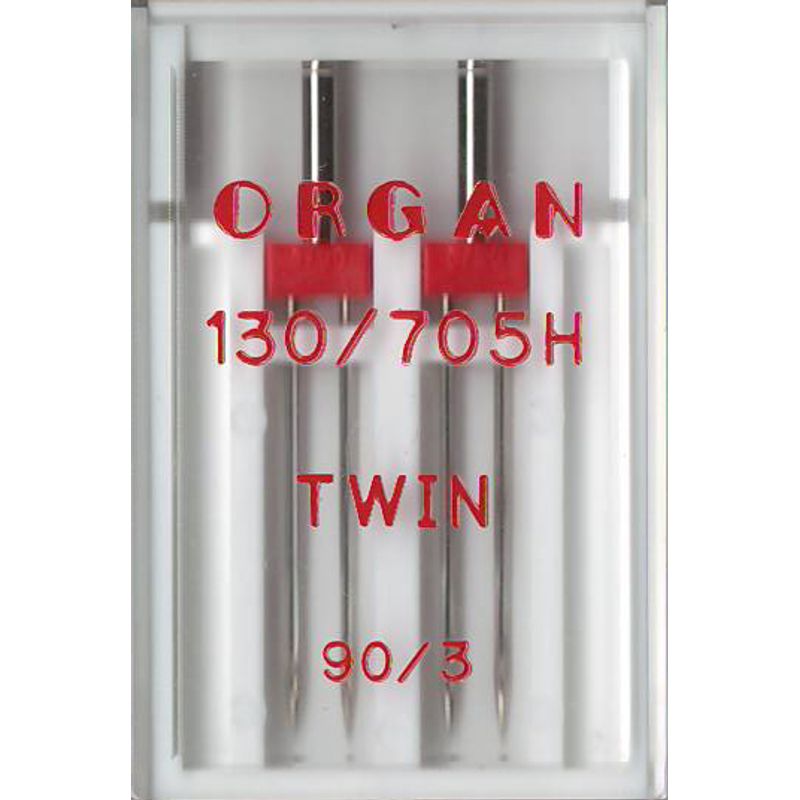 Голки універсальні подвійні №3, 0 /90, OR, (130/705H), 1уп. =2шт