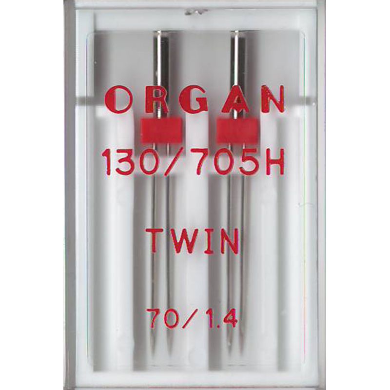 Голки універсальні подвійні №1, 4 /70, OR, (130/705H), 1уп. =2шт
