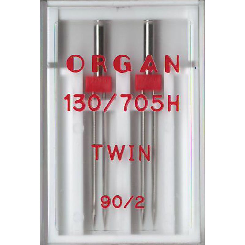 Голки універсальні подвійні №2, 0 /90, OR, (130/705H), 1уп. =2шт
