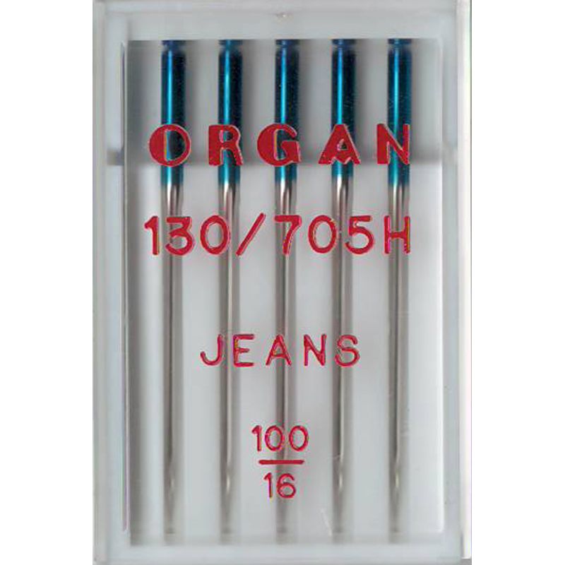 Голки для джинсу № 100/16, OR, (130/705H-J), 1 уп. =5 шт.