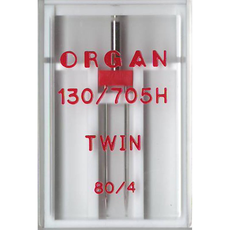 Голки універсальні подвійні №4, 0 /80, OR, (130/705H), 1уп. =1шт